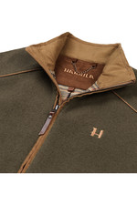 Harkila Mens Sandhem fleece waistcoat - Willow green melange